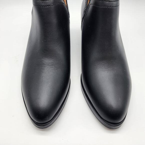 Nisolo Mia Everyday Ankle Bootie Size 7 Black Leather Slip-on Bootie - Picture 3 of 9